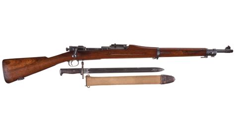 springfield armory model  bolt action rifle  bayonet rock island auction