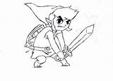 Coloring Pages Link Zelda Legend Toon Printable Character Color Para Wolf Print Lineart Getdrawings Getcolorings Colouring Legends Colorings sketch template