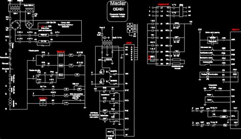elevator wiring panel diagram maclar control yascawa motor dwg block  autocad designs cad