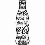 Coca Cola Bottle Coloring Soda Coke Pages Logo Drawing Bottles Cocacola Clipart Bouteille Colouring Template Vinyl Designs Outline Diet Stencil sketch template
