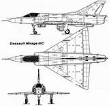 Mirage Dassault Iiic sketch template