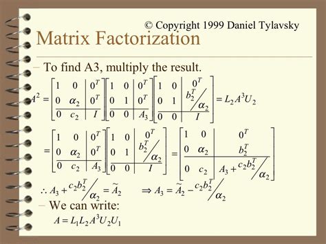 matrix factorization