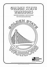 Nba Coloring Pages Warriors Golden State Logos Basketball Teams Cool Logo Sports Drawing Team Printable Sheets Kids Clubs Print Western sketch template