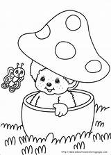 Monchhichi Coloring Pages Printable sketch template
