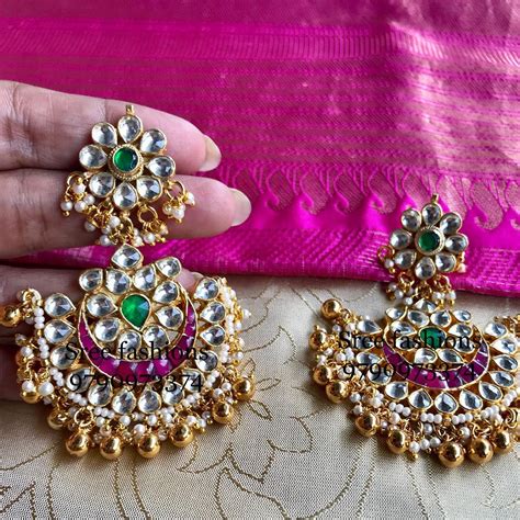 ethnic silver earring from sree exotic silver jewelleries