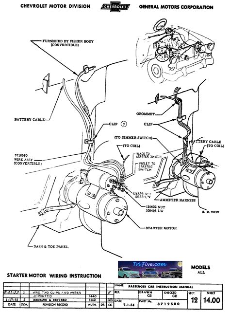 wiring diagram ignition switch  chevy
