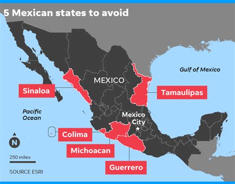 Mexico Travel Warning U S Urges Citizens To Avoid 5 Mexican States