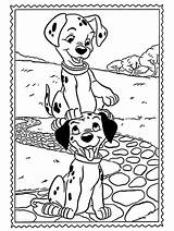 Coloring Dalmatians Puppies Pages Kleurplaat Kleurplaten Van Zo Dalmatiers Fun Kids Popular sketch template