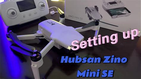 hubsan zino mini se drone setup  ipad mini  youtube