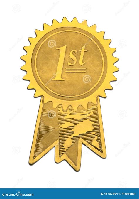 place gold seal stock photo image