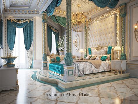 royal bed room behance