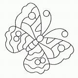 Butterfly Coloring Pages Printable Kids sketch template