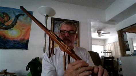 demo  playing native american walking stickdrone flute unmanned aerial vehicle flute