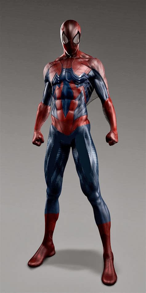 nerd intention concept art  unused amazing spider man costume designs