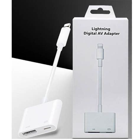 lightning hdmi digital av adapter iphone acheter sur ricardo