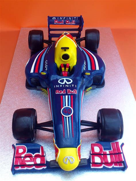 Red Bull F1 Racing Car Novelty Cake Susie S Cakes