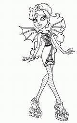 Coloring Monster High Pages Rochelle Goyle 1600 Sweet Cartoon Colouring Choose Board Library Clipart Popular sketch template