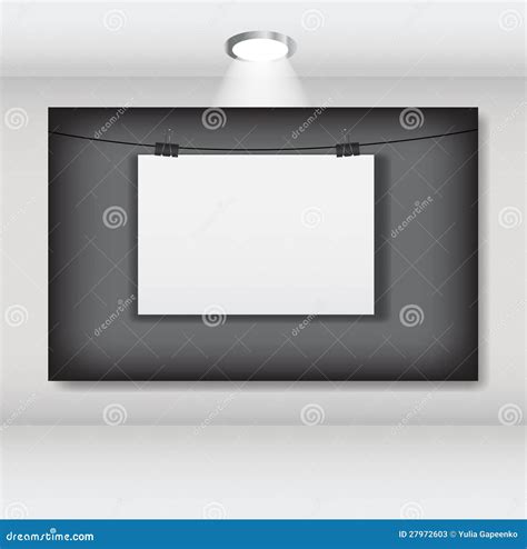 white blank page  clip vector illustration stock vector