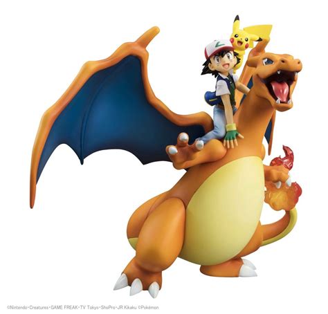 G E M Series Pokemon Ash Ketchum And Pikachu And Charizard