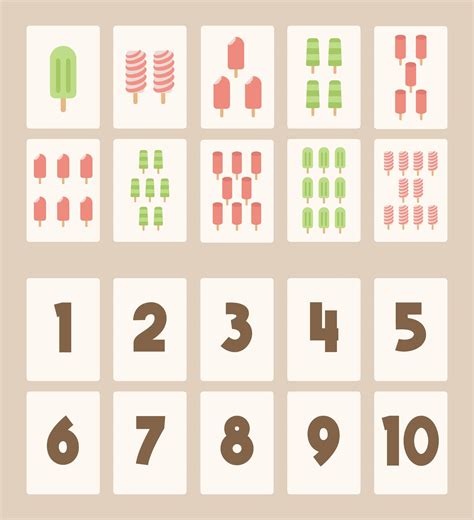 number card templates printable