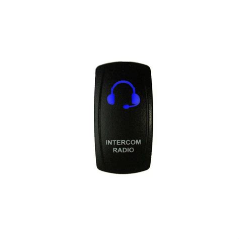 dragonfire racing laser etched dual led intercom radio onoff switch ironcladindustries
