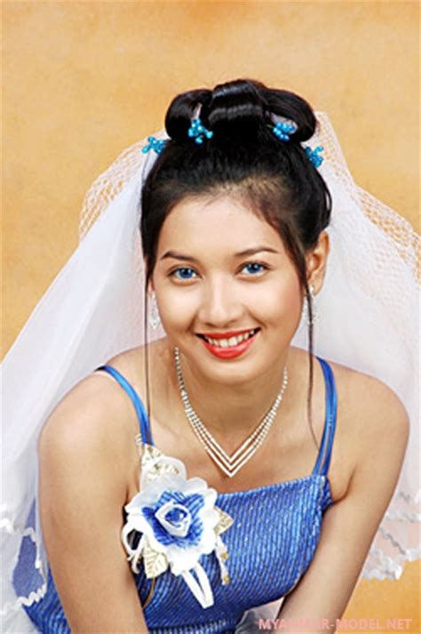Zin Zin Zaw Myint Beautiful Blue Eyes • Myanmar Model