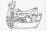 Fruit Basket Coloring Drawing Bowl Pages Summer Kids Sketch Colour Template Baskets Color Step Getdrawings Print Popular Coloringhome Comment Comments sketch template