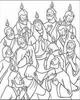 Pentecost sketch template