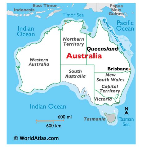 tasmania maps facts world atlas