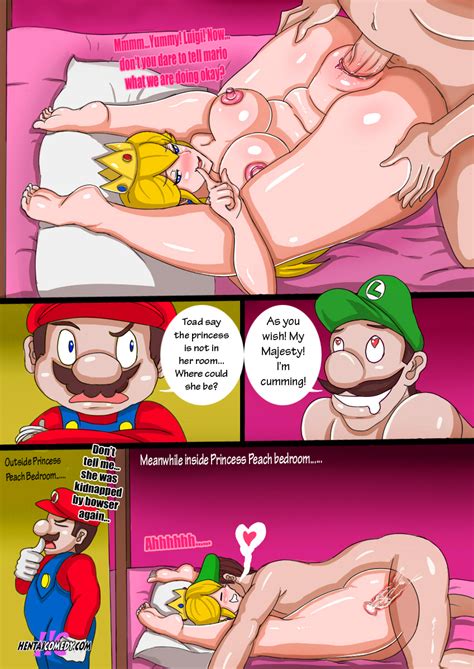 Super Mario Princess Peach Toadstool X Luigi Comic