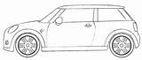 Mini Cooper Coloring Pages sketch template