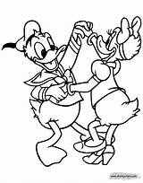 Donald Coloring Daisy Pages Duck Colouring Disney Dancing Disneyclips Cute Sheets Funstuff sketch template