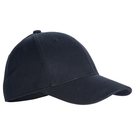 decathlon kipsta ba baseball cap hat black adult  profile fitted decathlon