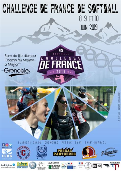 affiche cdf softball 2019 fédération française de baseball et softball