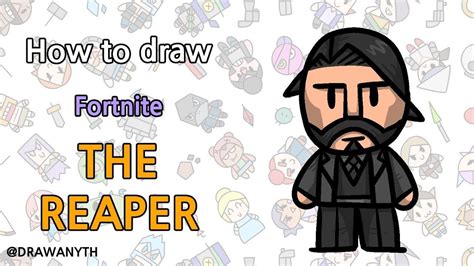 draw  reaper fortnite drawings fortnite draw