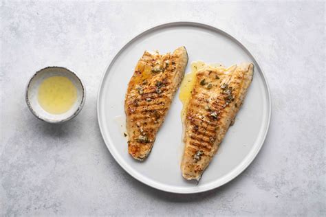 Grilled Sea Bass With Garlic Butter Recipe