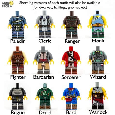 dd inspired minifigs  great  prototypes