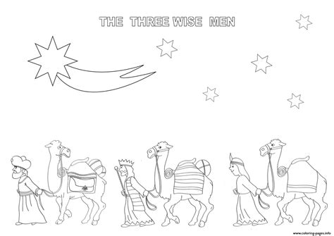 wise men christmas   kidsf coloring page printable