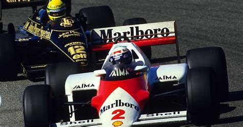 1985 Netherlands Alain Prost Mclaren Vs Ayrton Senna Lotus Imgur