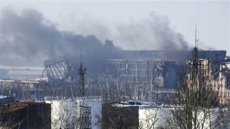 ukraine conflict battles rage  donetsk  luhansk bbc news