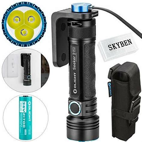 olight olite seeker  pro black  high lumens strongest led flashlight  ebay