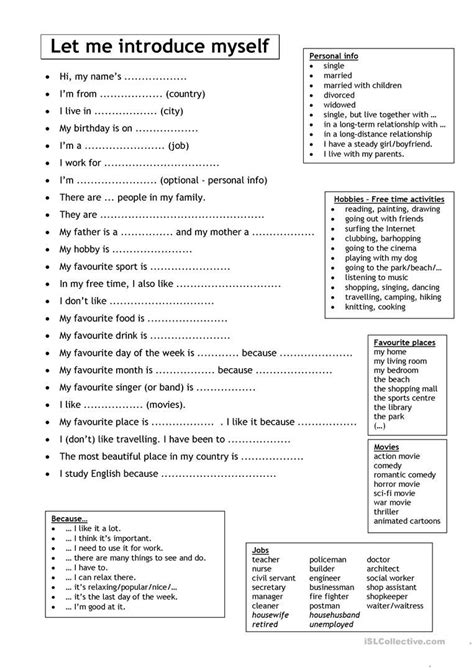 let me introduce myself for adults worksheet free esl printable worksheets made by teachers