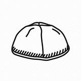 Kippa Kippah Yarmulke Jewish Brimless Kipah sketch template