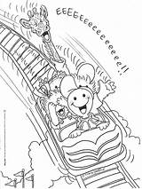 Coaster Roller Jahrmarkt Ausmalbilder Getdrawings Suzy Colorir Imprimir sketch template