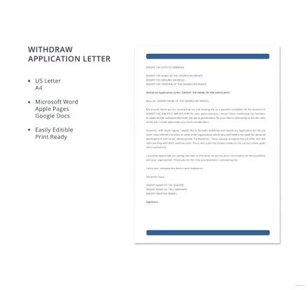 letter application templates  ready  templatenet