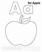Handwriting Preschool Printables Letters Ant Apples Bestcoloringpages Axe sketch template