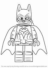 Lego Batgirl Batman Draw Movie Drawing Step Cartoon Drawings Characters Learn Tutorials Google sketch template