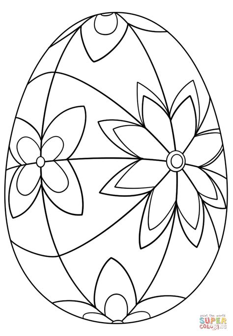 detailed easter egg super coloring easter coloring pages printable