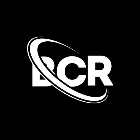 bcr logo bcr letter bcr letter logo design initials bcr logo linked  circle  uppercase