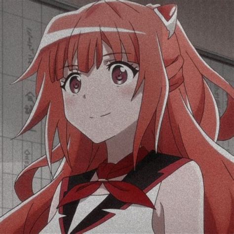 tumblr red aesthetic anime girl